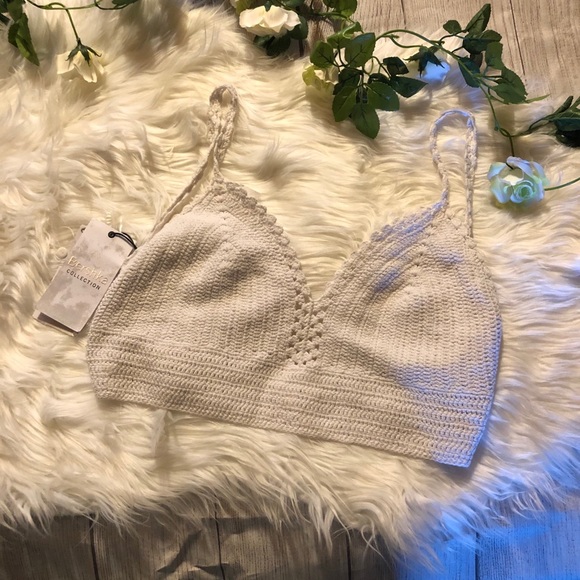Bershka Other - Bershka Collection Knit Type Bralette NWT Large